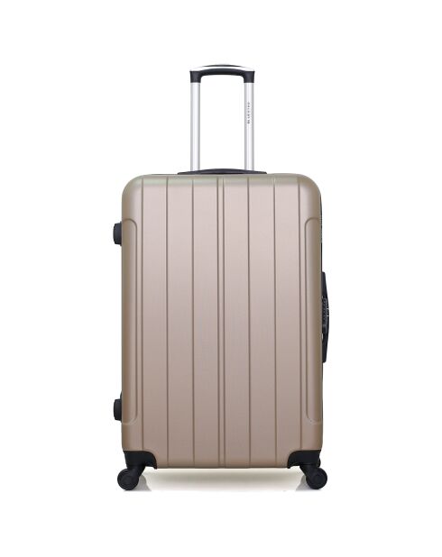 Napoli Reisekoffer mit 4 Rädern, mittelstark, Größe C, 65 cm, beige