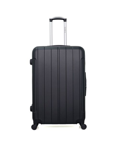 Valise Moyen Séjour 4 roues simples Napoli - C 65 cm noire