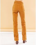 Pantalon en Velours Cynthia caramel