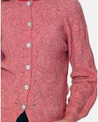 Cardigan en Cachemire mélangé rose bois