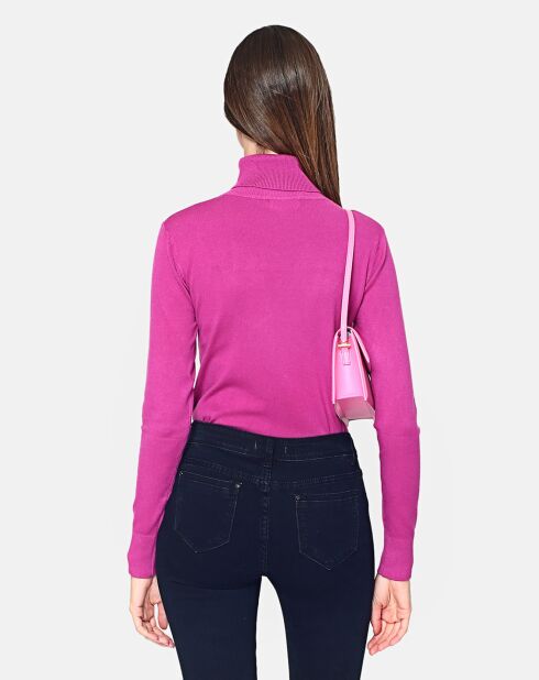 Pull en Maille mélangée orchidée