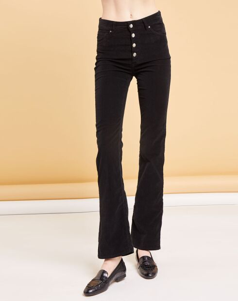 Pantalon en Velours Cynthia noir