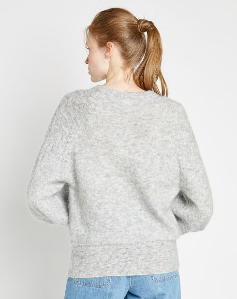 Pull en Laine mélangée Natalia gris perle