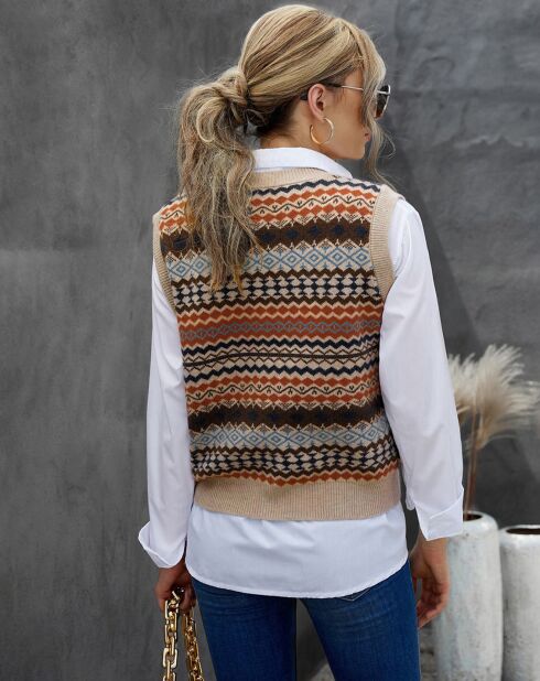 Gilet Marta beige