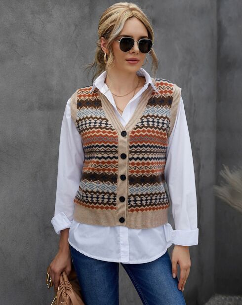 Gilet Marta beige