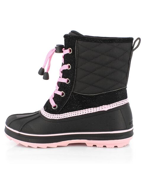 Bottes de neige Noor noir/rose