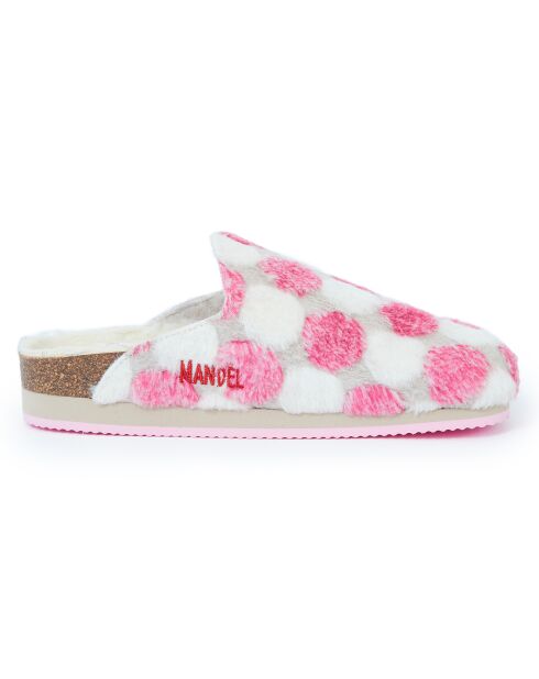 Chaussons  Angel Pois rose/blanc