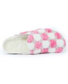 Chaussons  Angel Pois rose/blanc