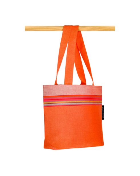 Petit sac de plage Tahiti orange - 28x38x10 cm
