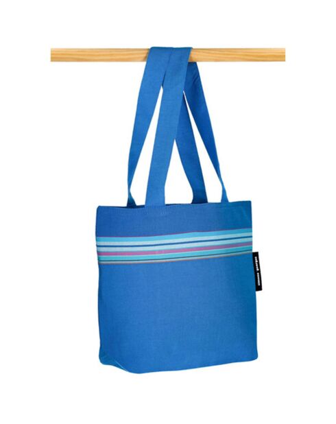 Petit sac de plage Bali bleu - 28x38x10 cm