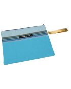 Pochette de plage Cap Ferret bleue - 28x21 cm