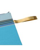 Pochette de plage Cap Ferret bleue - 28x21 cm