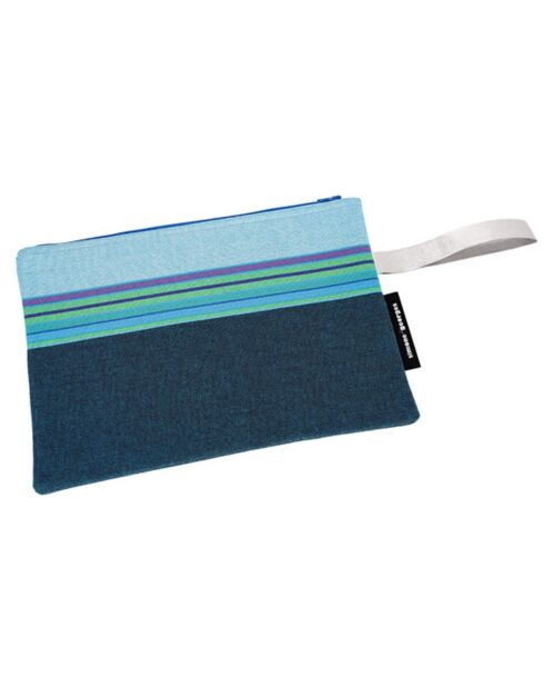 Pochette de plage Cuba verte - 28x21 cm