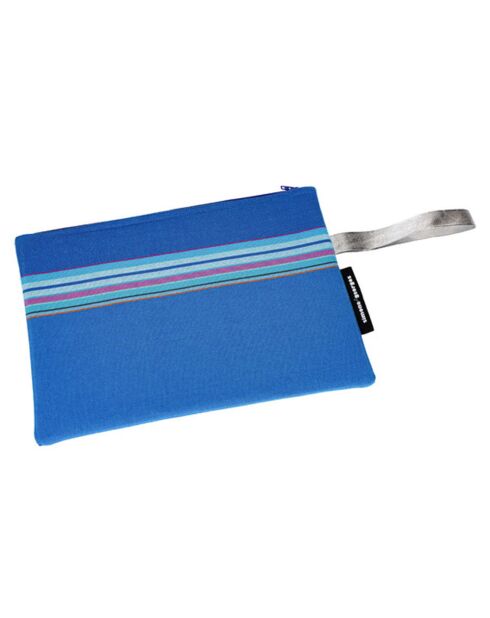Pochette de plage Bali bleue - 28x21 cm