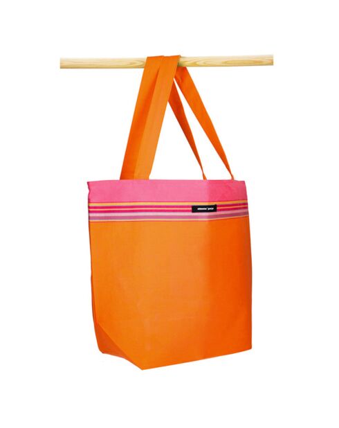 Sac de plage Macouba orange - 44x54x22 cm