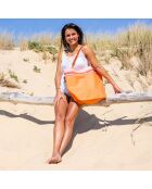 Sac de plage Tahiti orange - 44x54x22 cm