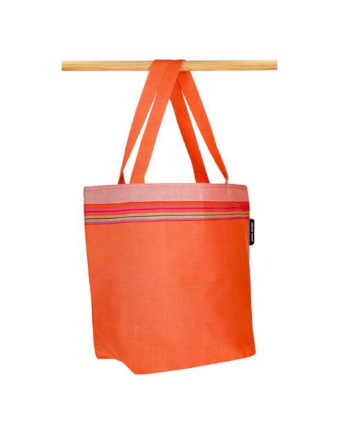 Sac de plage Tahiti orange - 44x54x22 cm