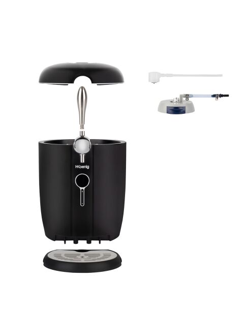 Schwarzer Bierkrug, 5 l