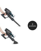 Aspirateur 2 en 1 sans fil FullPower tube pliable et brosse spéciale bleu/gris - 220W