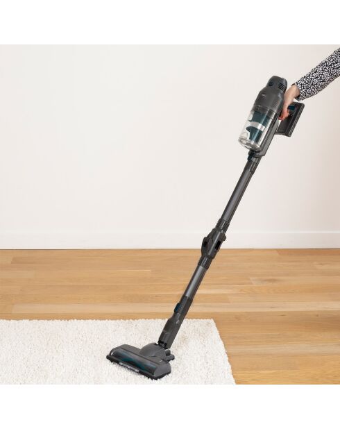 Aspirateur 2 en 1 sans fil FullPower tube pliable et brosse spéciale bleu/gris - 220W