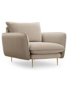 Fauteuil Vienna beige - 97x94x95 cm