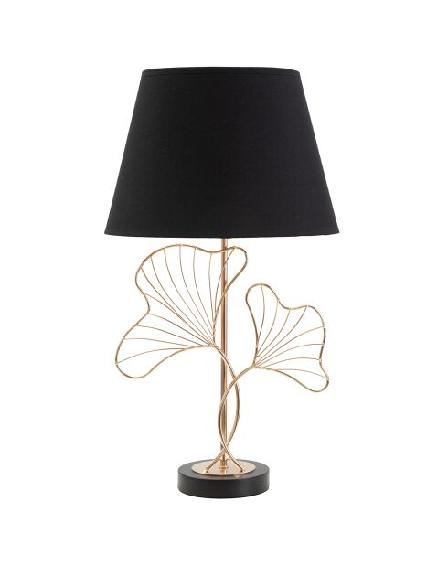 Lampe de table Leaves noir/doré - D.30x60 cm