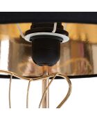 Lampe de table Leaves noir/doré - D.30x60 cm