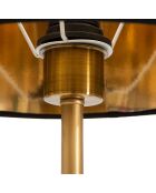 Lampe de table Perroquets noir/doré - D.30x62.5 cm