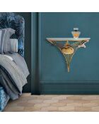 Chevet mural Amazone multicolore - 44.5x24.5x34.5 cm
