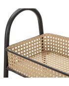 Chariot Fuji beige/noir - 60x30x80 cm