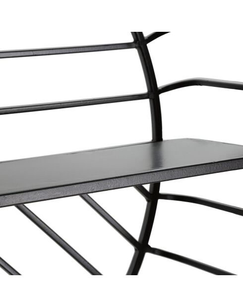 Cebu wandplank zwart/beige - 72,5x18x65 cm