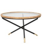 Table basse ronde Saint Barth multicolore - D.80x46.5 cm