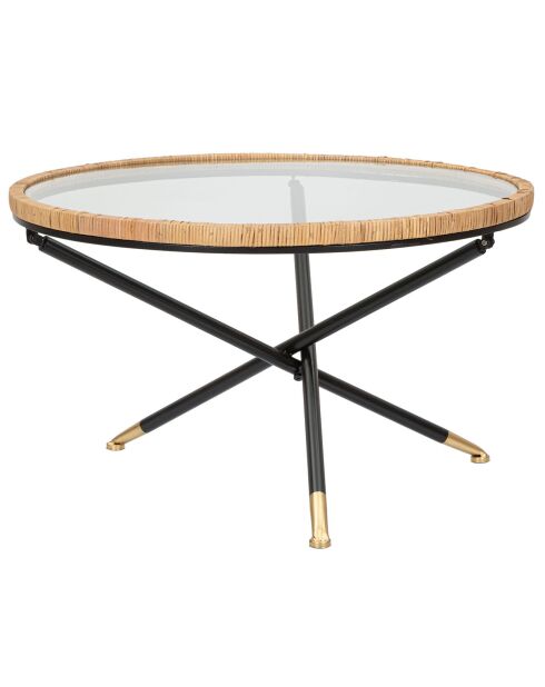 Mesita redonda Saint Barth multicolor - D.80x46,5 cm