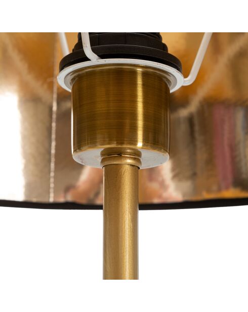 Lampadaire Perroquets noir/doré - D.37x164.5 cm