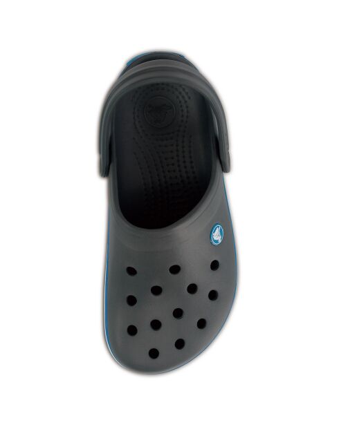 Crocbands Charcoal gris et bleu