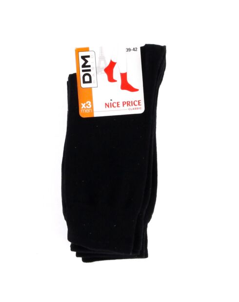 3 Paires de chaussettes noires