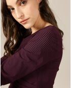 Robe & Top Donna rouge bordeaux
