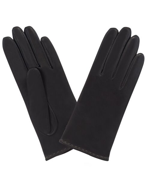 Gants en Cuir d'Agneau taupe