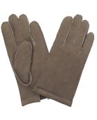 Gants en Cuir d'Agneau bruns