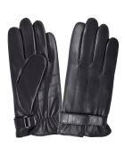 Gants en Cuir d'Agneau noirs