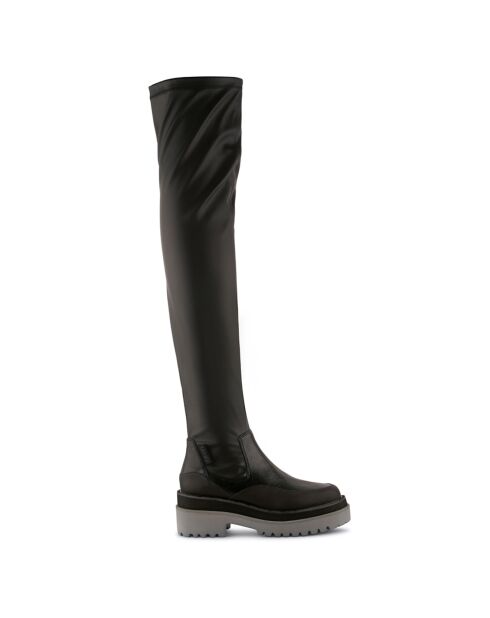 Bottes Fama en Cuir noires