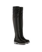 Bottes Fama en Cuir noires