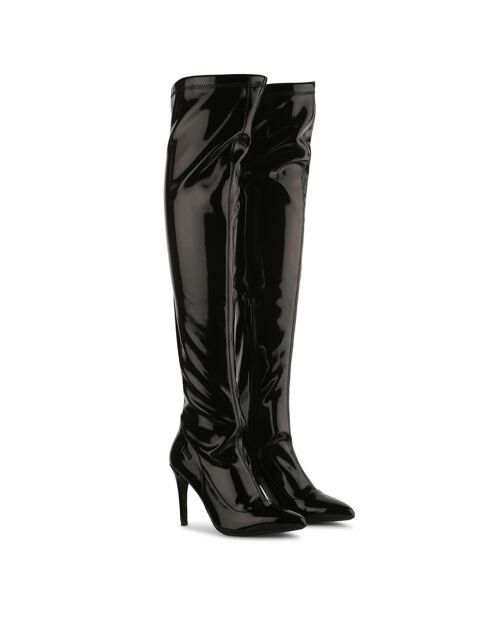 Bottes Versa en Cuir noires