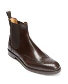 Bottines en Cuir Pablo marron foncé