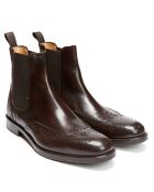 Bottines en Cuir Pablo marron foncé