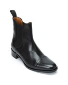 Bottines en Cuir Victoria noires