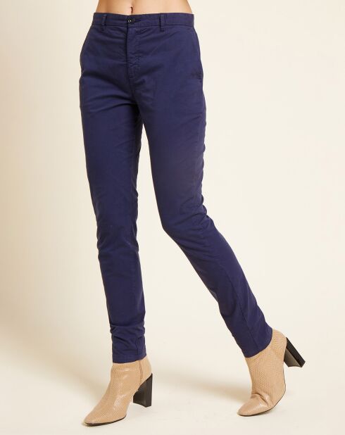 Pantalon chino Morgan marine