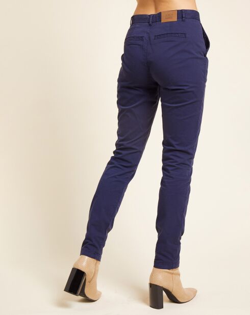 Pantalon chino Morgan marine