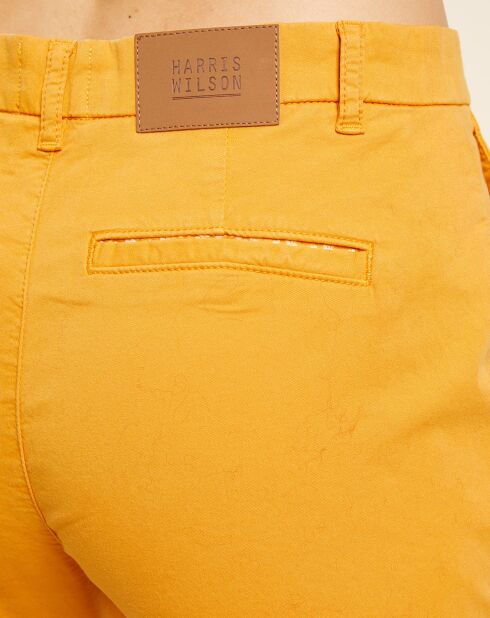Pantalon chino Morgan tournesol
