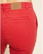 Pantalon chino Morgan groseille